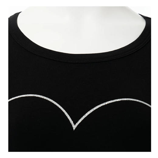 MOSCHINO/莫斯奇诺 女士T恤 圆领黑色 W4F7 339E 2011 C74 商品图2