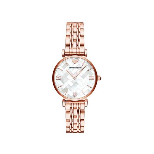 ARMANI/阿玛尼 玫瑰金钢带腕表优雅防水石英手表女 AR11110JPY带授权招加盟代理 商品图0