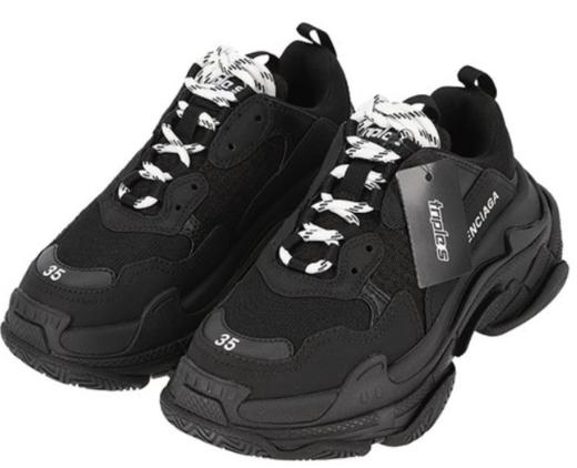 奥莱524036 W2CA1 1000）巴黎世家女士Triple S运动鞋20FWJPY带授权招加盟代理 商品图0