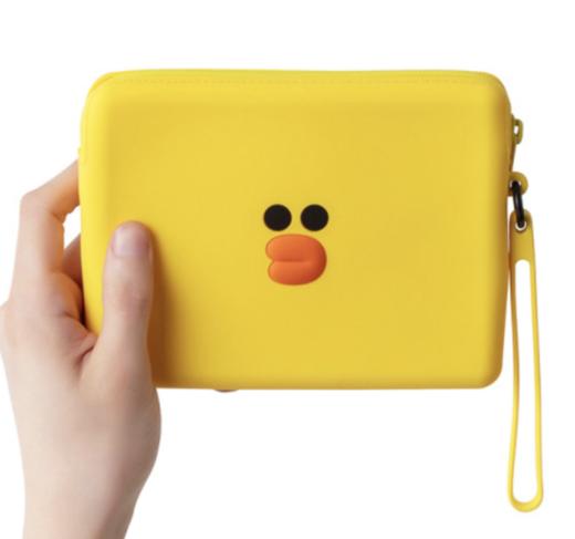 韩国 可爱 Line Friends Sally硅胶方形手袋JPY带授权招加盟代理 商品图0