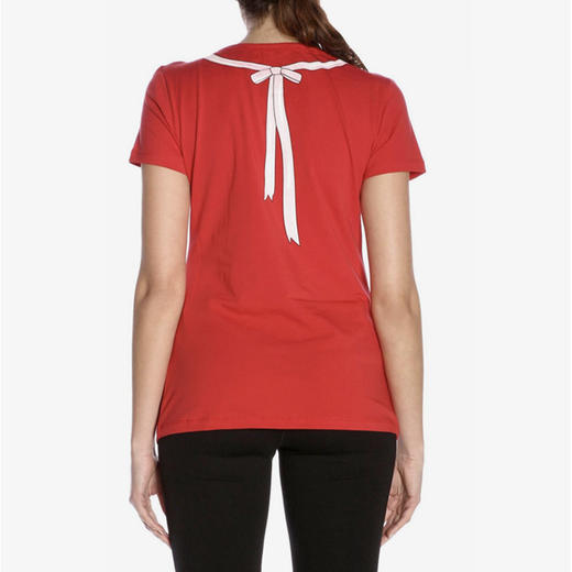 MOSCHINO/莫斯奇诺 女士T恤 圆领 红色 W4F7 343E 2011 P05 商品图2
