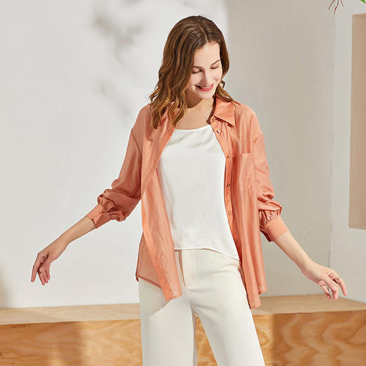 【断码清仓】丁摩 百搭多变元素衬衫港味衬衣叠穿外套Q121072-DY199 商品图1