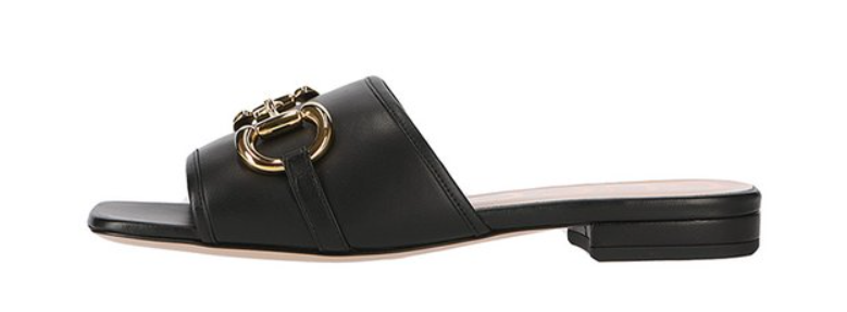 奥莱[Gucci]（623111 1RH00 1000）马衔扣女士拖鞋20SSJPY带授权招加盟代理