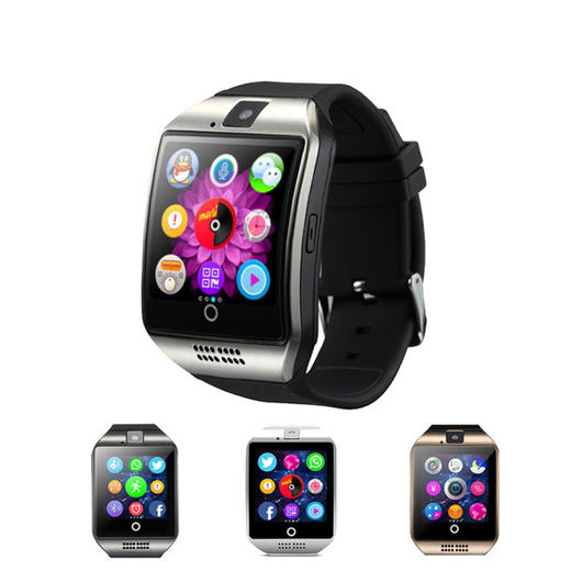 【智能手表】Q18智能手表蓝牙插卡拍照智能穿戴高端弧形曲屏时尚手表 商品图3