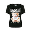 MOSCHINO 莫斯奇诺 女士棉质短袖印花T恤衫 黑色 0712 5526 1555 商品缩略图0