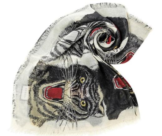 奥莱[Gucci]（476502 3G167 9200）女士围巾JPY带授权招加盟代理 商品图0