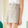 欧芮儿新品职场女装格子短裙A字裙半身裙高腰 商品缩略图2