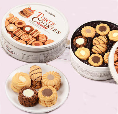 日本进口零食波路梦布尔本什锦曲奇饼干礼盒 310g（60块）（287697） 商品图0