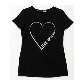 MOSCHINO/莫斯奇诺 女士T恤 圆领黑色 W4F7 339E 2011 C74