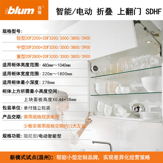 智能折叠上翻门SDHF(配套电源需另购) 商品图0