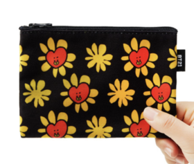 韩国 可爱 Line Friends BT21 TATA花卉多用袋JPY带授权招加盟代理