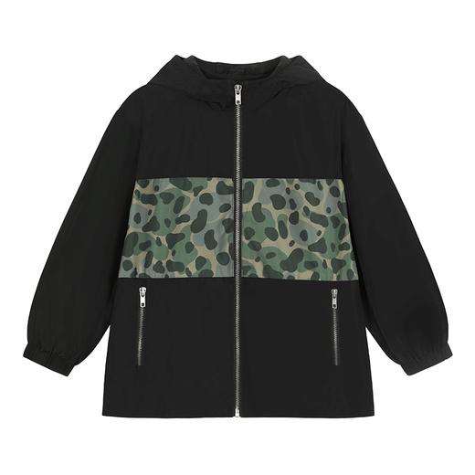 【防风吸汗】mettekids童装拼接连帽风衣男童春季新款休闲短外套 商品图7