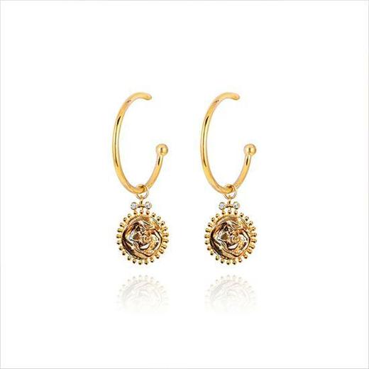 韩国WingblingKesha爱豆同款耳环（金）Olive YoungJPY带授权招加盟代理 商品图2