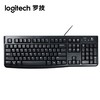罗技k120有线键盘外接笔记本电脑台式机家用防水办公打字专用即插即用人体工学luoji游戏键盘USB接口 商品缩略图0