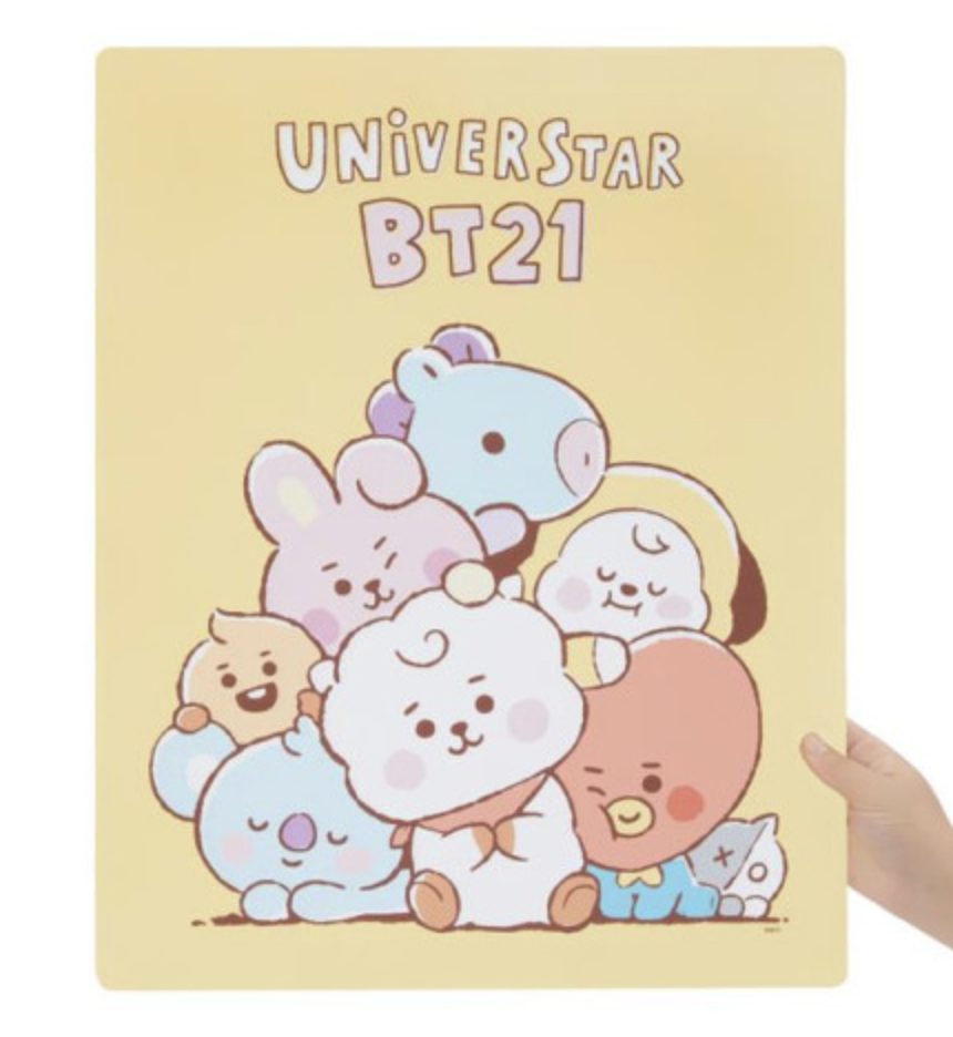 韩国 可爱 Line Friends BT21花式防空墙(9型)JPY带授权招加盟代理