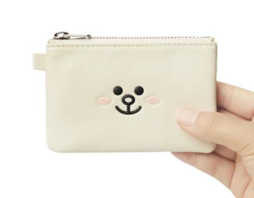 韩国 可爱 Line Friends Cony柔软皮革迷你口袋JPY带授权招加盟代理 商品图0