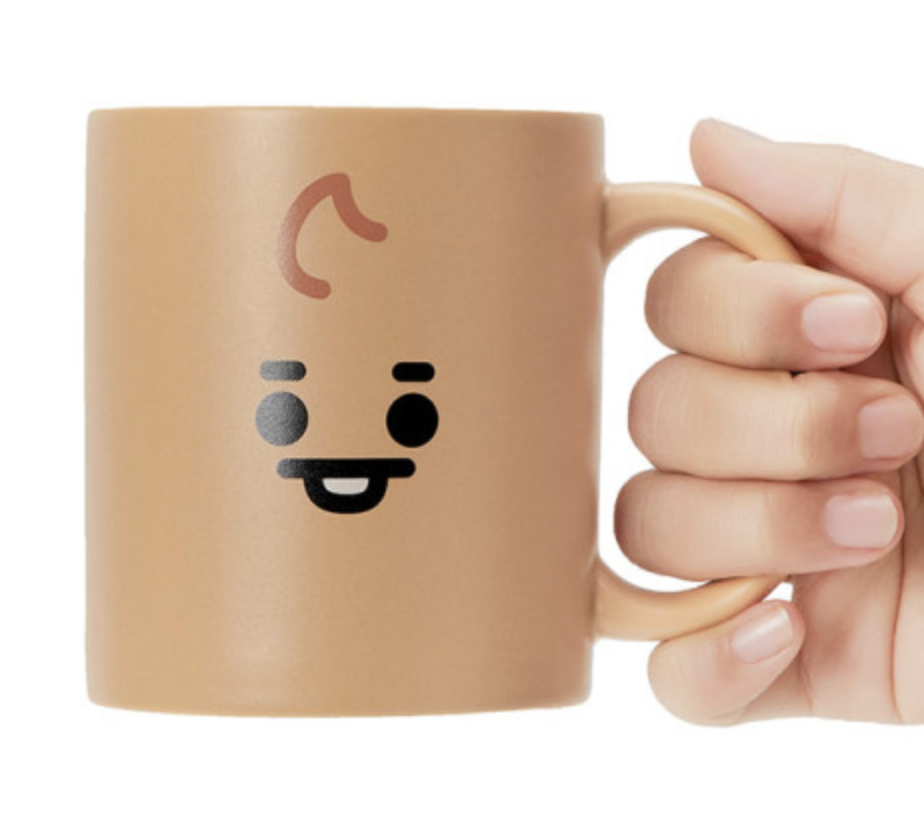 韩国 可爱 Line Friends BT21 SHOOKY BABY基本马克杯(330ml)JPY带授权招加盟代理