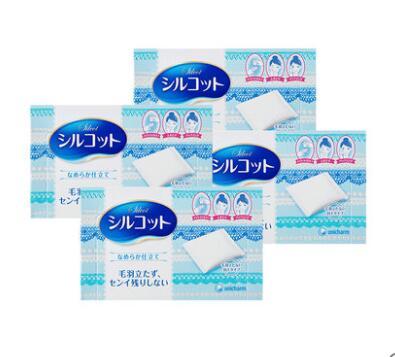 【4盒】保税尤妮佳舒蔻压边化妆棉卸妆棉82片*4盒……湖州仓 预售3-5天 商品图1