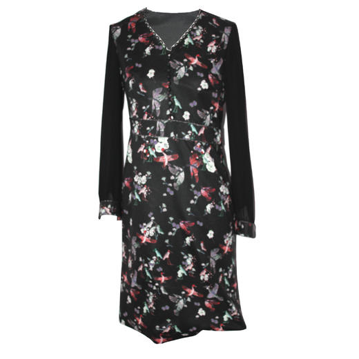 【伯妮斯茵】171S181--黑色连衣裙--阿玛尔纳艺术--《神圣的艺术古埃及》 商品图1