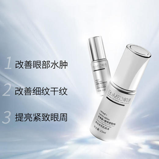 【华熙肌活】华熙BM肌活焕亮眼霜15g/眼精华15mlA醇视黄醇淡文紧致提亮眼周送10片小样 商品图2