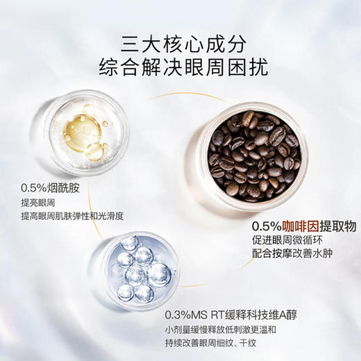 【华熙肌活】华熙BM肌活焕亮眼霜15g/眼精华15mlA醇视黄醇淡文紧致提亮眼周送10片小样 商品图6