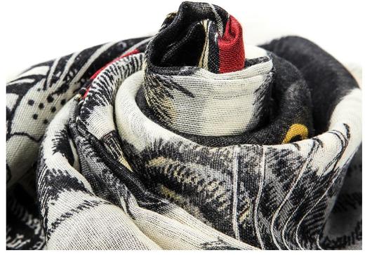 奥莱[Gucci]（476502 3G167 9200）女士围巾JPY带授权招加盟代理 商品图3