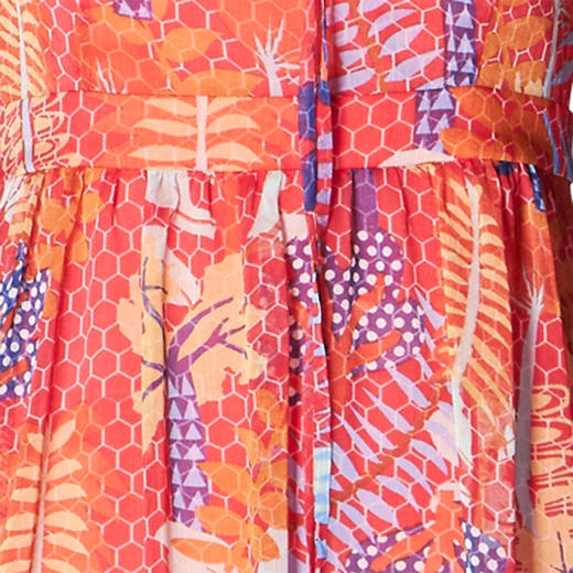 【伯妮斯茵】2S68710--红色连衣裙--安静的反叛--《智慧之光--波斯艺术》 商品图7