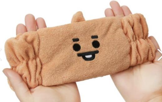 韩国 可爱 Line Friends BT21 SHOOKY BABY婴儿洗脸发带JPY带授权招加盟代理 商品图0