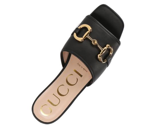 奥莱[Gucci]（623111 1RH00 1000）马衔扣女士拖鞋20SSJPY带授权招加盟代理 商品图1