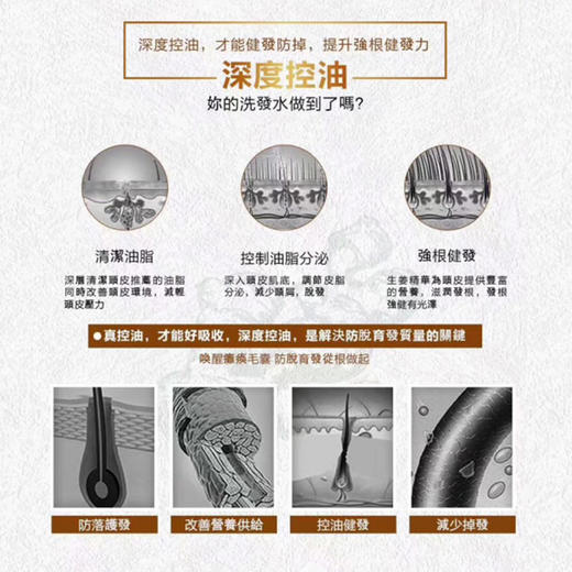 一张守护卡+2瓶*400ml/瓶【脱发、 大油头救星】薇娅推荐 泰国  Atreus防脱无硅油生姜洗发水 400ml -CG 商品图3