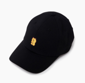 韩国 可爱 Line Friends黑色果冻棕色刺绣球帽JPY带授权招加盟代理