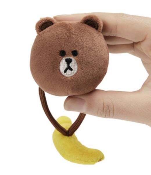 韩国 可爱 Line Friends 棕色香蕉娃娃发带JPY带授权招加盟代理 商品图0
