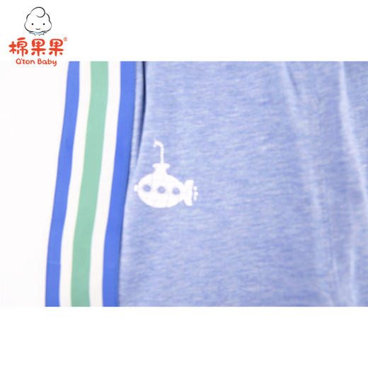 棉果果夏季男童氨棉汗布针织七分裤M212201221334 商品图2
