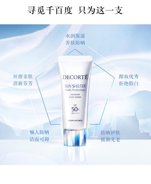 【岁末秒杀】黛珂多重水润防晒乳霜60ml-spf50-仅2件 商品图1