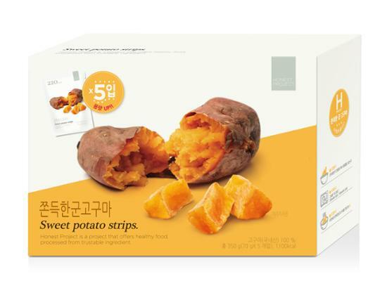 韩国Delight Project 5包粘烤红薯红薯干天然手工Olive YoungJPY带授权招加盟代理