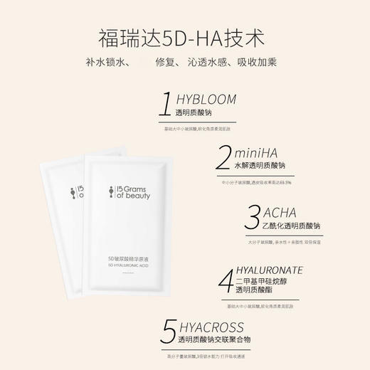 【福瑞达】卡片精华5d面部长效补水保湿原液精华液次抛玻尿酸 商品图2
