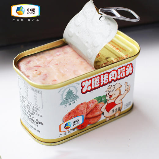 中粮天坛牌火腿猪肉罐头198g 商品图0