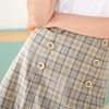 欧芮儿新品职场女装格子短裙A字裙半身裙高腰 商品缩略图3