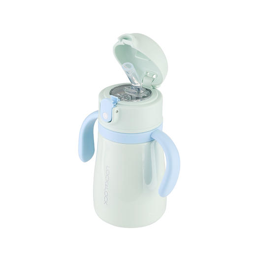 LHC6560FU 乐宝双手吸管杯(薄荷绿) 商品图1