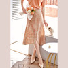 欧芮儿格子半身裙女2021春夏新款高腰显瘦时尚复古法式优雅鱼尾裙 商品缩略图0