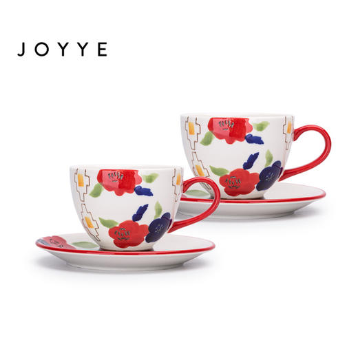 JOYYE卓艺套4花如玉杯碟TFT0420050 商品图1