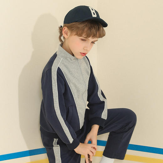【套装上衣】童装运动套装上衣男童春季新款长袖外套 商品图2
