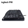 罗技k120有线键盘外接笔记本电脑台式机家用防水办公打字专用即插即用人体工学luoji游戏键盘USB接口 商品缩略图1