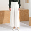 丁摩 百搭通勤立体直通阔腿垂坠感醋酸柔软顺滑女长裤Q121083-DS399 商品缩略图3