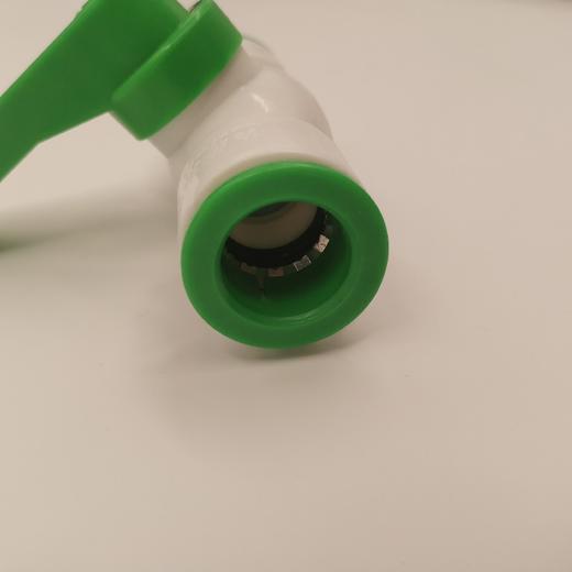 快特斯PPR 绿边 20 快接带柄球阀 商品图2