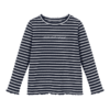 【防皱透气棉】mettekids童装条纹长袖T恤女童春新款荷叶边打底衫 商品缩略图6