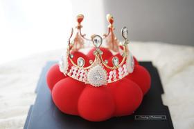 法式慕斯蛋糕 | 草莓乳酪慕斯 - 女王皇冠（红）