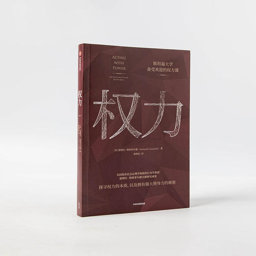 权力 德博拉格林菲尔德 著 企业管理 斯坦福大学备受欢迎的权力课 权力 心理学 管理学 政治 经济 自律法制 成长幸福 中信 商品图2