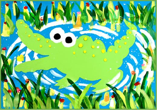 《大嘴巴的小鳄鱼》低幼【自动发货：下单后，点击手机短信中收到的链接，即可获取文件下载的链接；如有任何问题，可添加客服微信hm33268获得帮助】 商品图0