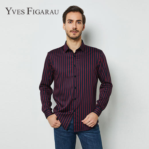 YvesFigarau伊夫·费嘉罗912372休闲长袖衬衫 商品图0